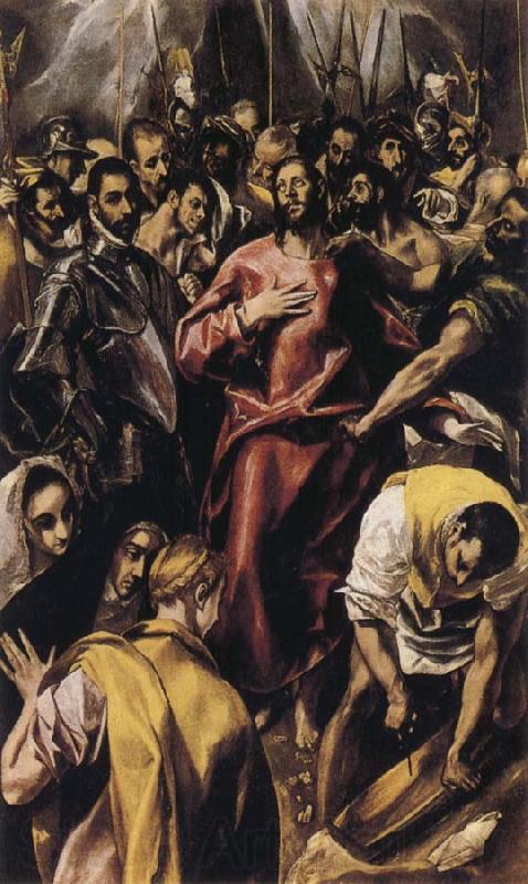 El Greco The Despoiling of Christ Norge oil painting art